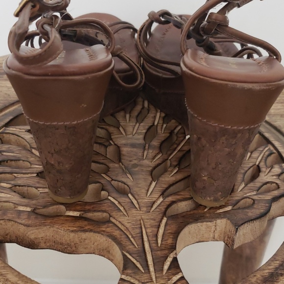 ANTONI MELANI Brown Wedges - Picture 4 of 6